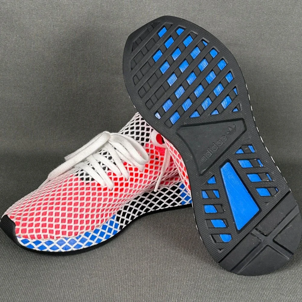 Adidas Deerupt Runner Athletic Youth 4.5 Rare Solar Red DA9610 Womens‎ Size 6